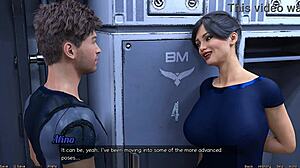 big tits milf stranded in space wants to chat 😏