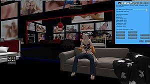 Getting X-Rated with Cute Girl in Second Life Game