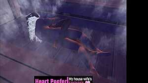 At the sauna with cartoon characters having sex?