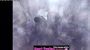 At the sauna with cartoon characters having sex?