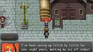 Anime girl rides cock in hentai game