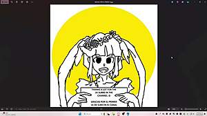 Anime girl rides cock in hentai game