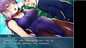 Perfect Student Council President Bound In Bondage Fetish Game