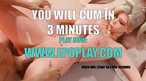 Busty milf fucks bbc in 3d animation