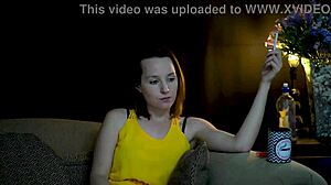 sucking cigarette while watching you