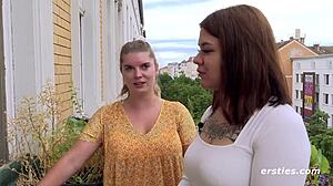 German Babes Bathe and Masturbate