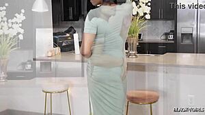 Black tgirl embodies femininity