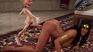 Selena explores Egypt in a stunning animated adventure. Her hentai journey captivates all fans!