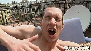 Monster wang dominates in intense gay porn action