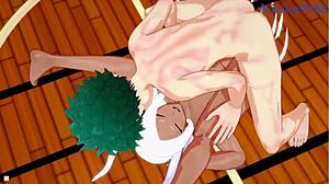 rumi usagiyama mirko and tsuyu asui intense sex