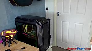 Yorkshire guy sucked by goth chick