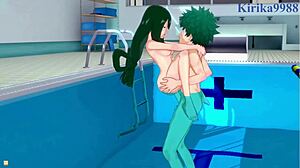 rumi usagiyama mirko and tsuyu asui intense sex