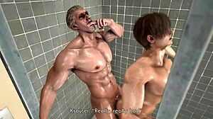 Derek's Unexpected Shower Encounter in SFM Animation