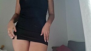 Indian 18-Year-Old Teases with Pussy and Big Ass in Homemade Clip