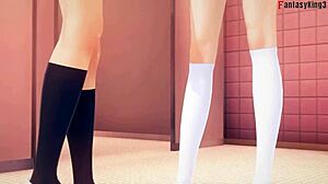 Koneko and xenovia lesbian action hs dxd ntr madness 2 watch full 1hr movie on sheer fantasyking3