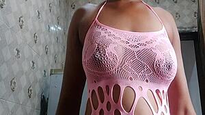 I watch the black booty clap in intense doggystyle pussy fucking with bondage.