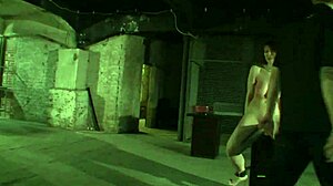 i'm training my hairless mature slave on a wooden horse with whipping