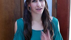 Stepdad Impregnates Slutty Stepdaughter with Braces in Dirty Talk Session. Father-in-Law Fantasy Comes Alive.