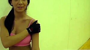 Averi Brooks in deep massage video.