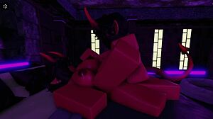 Fun Time With Demon Girlfriend On Valentine's Day In Roblox