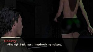 Group plays coffee break with blowjobs and pussy fucking