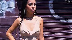 Bold Brunette Slut Gets Anal Assfucking And Cumshot Facial Backstage In Porn Production.