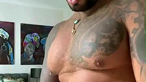 I'm Stunned by Viktor Rom's Tattooed Muscle and BBC Masturbation Show!