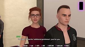 in college kings 2 11, the naughty redhead in outfit wants my big white cock while squirting