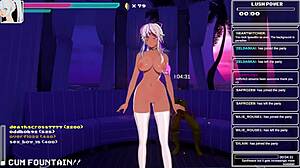 Athena Airis' Sensual Masturbation Session in 3D Hentai Web Chat