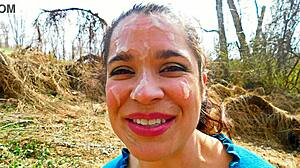 Public cumwalk turns heads