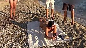 my wild beach party ended with a messy cum explosion.