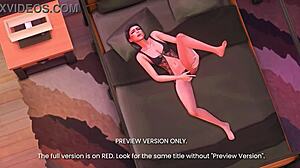 Hero enjoys naughty night off in 3D hentai