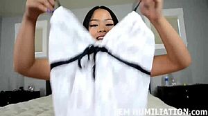 you're my new sissy slave in dress up 😈