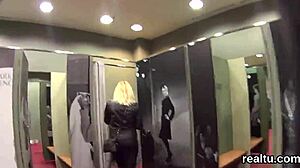 Gorgeous Czech Cutie Seduced In Supermarket With Clothes Ripped For POV Poking