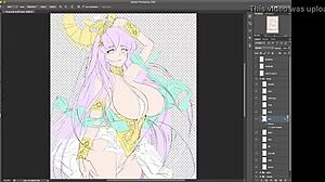 busty athena's hentai adventure with huge boobs