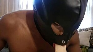 Monster cock pounds throat and ass hard!