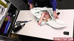 teen thief fucked hard for stealing dildos