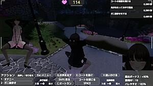 sereka-san sneaks outdoor exposure in naked coat