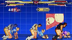 chun-li gets her 6p in this hentai cumshot scene