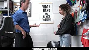 Caught young thief Allie Addison 😏