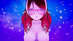 I watch 3D novia cachonda cum on big cock