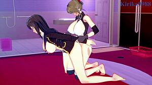 Setsuko Ohara and Chitose Kisaragi Engage in Intense Hentai Play