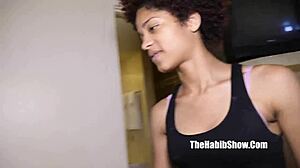 Man, this sexy mixed teen 18+ couple is so into fuckin!