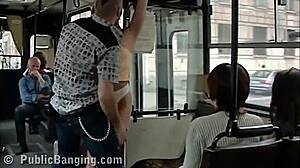 Extreme Risky Public Transportation Sex Couple in Front of All Passengers!