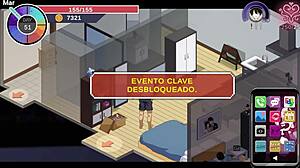 Hentai game twist with wife banging in front of husband at onsen.