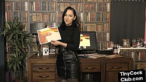 Solo Babe's Dirty Talk In Leather And Stockings!