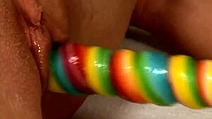 Hot beauties engage in playful activities with petite teens in 69 position