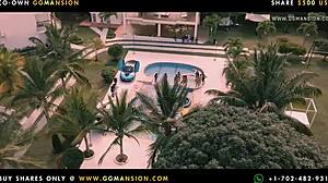 Blonde Blows Brunette Babe