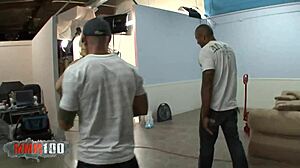 Black Guy Watches Milf Titty Fucked By Huge Cock