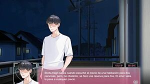 Hentai game twist with wife banging in front of husband at onsen.